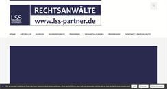 Desktop Screenshot of lss-partner.de